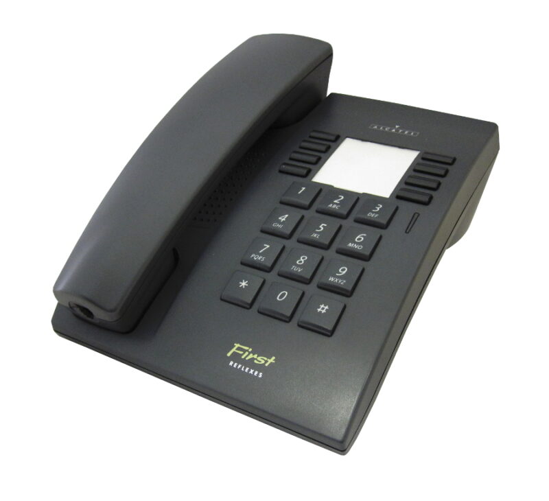 Digitální telefon Alcatel 4004 (First), tmavě šedý